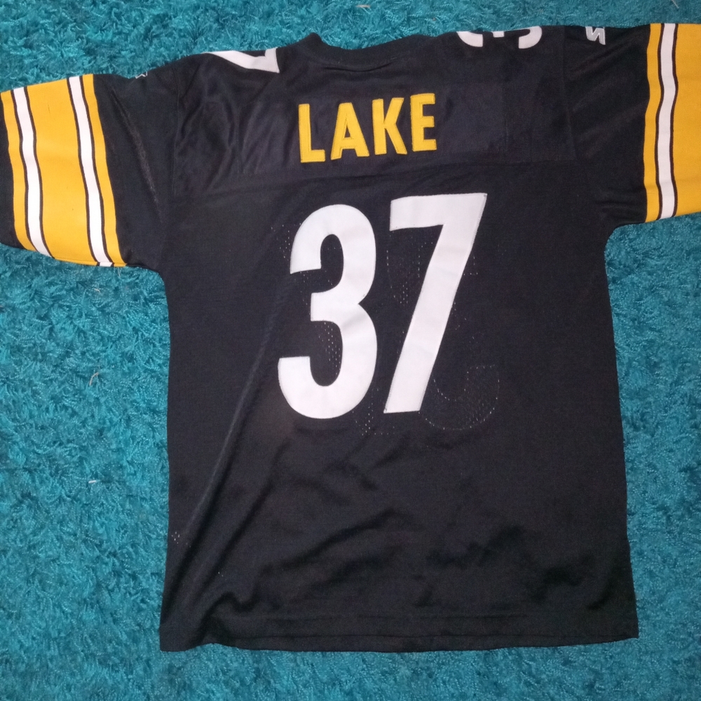 Pittsburgh Steelers Lake #37 STARTER 1996 VINTAGE Jersey - Men’s: Medium - Black